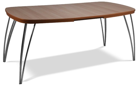 Jedálenský stôl s kovovými nohami MANZANO