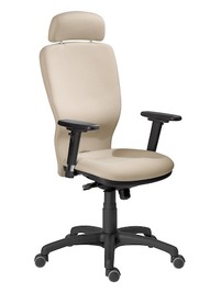 kancelárska stolička na kolieskach - farba béžová