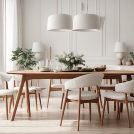 Moderné drevené stoličky pre vašu kuchyňu a jedáleň