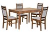 Stôl BERGAMO ROZŤAHOVACÍ 1ks + Stolička D3237 4ks