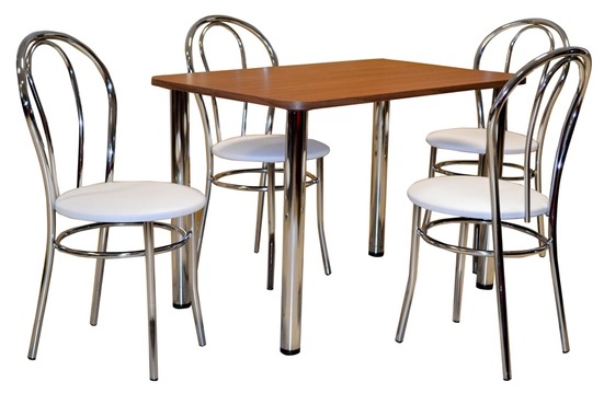 Stôl BOLZANO 1ks + Stolička BISTROT 4ks