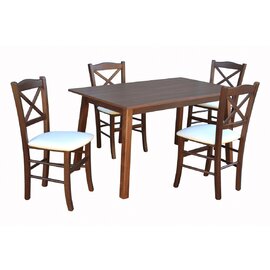 Stôl LEO ROZŤAHOVACÍ 1ks + Stolička D221 4ks